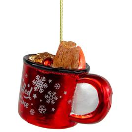 Northlight Seasonal 3.75in. Mulled Wine Glass Christmas Ornament