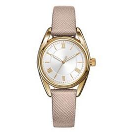 Womens Gold-Tone Case & White Dial Analog Watch - 14891G-07-B12
