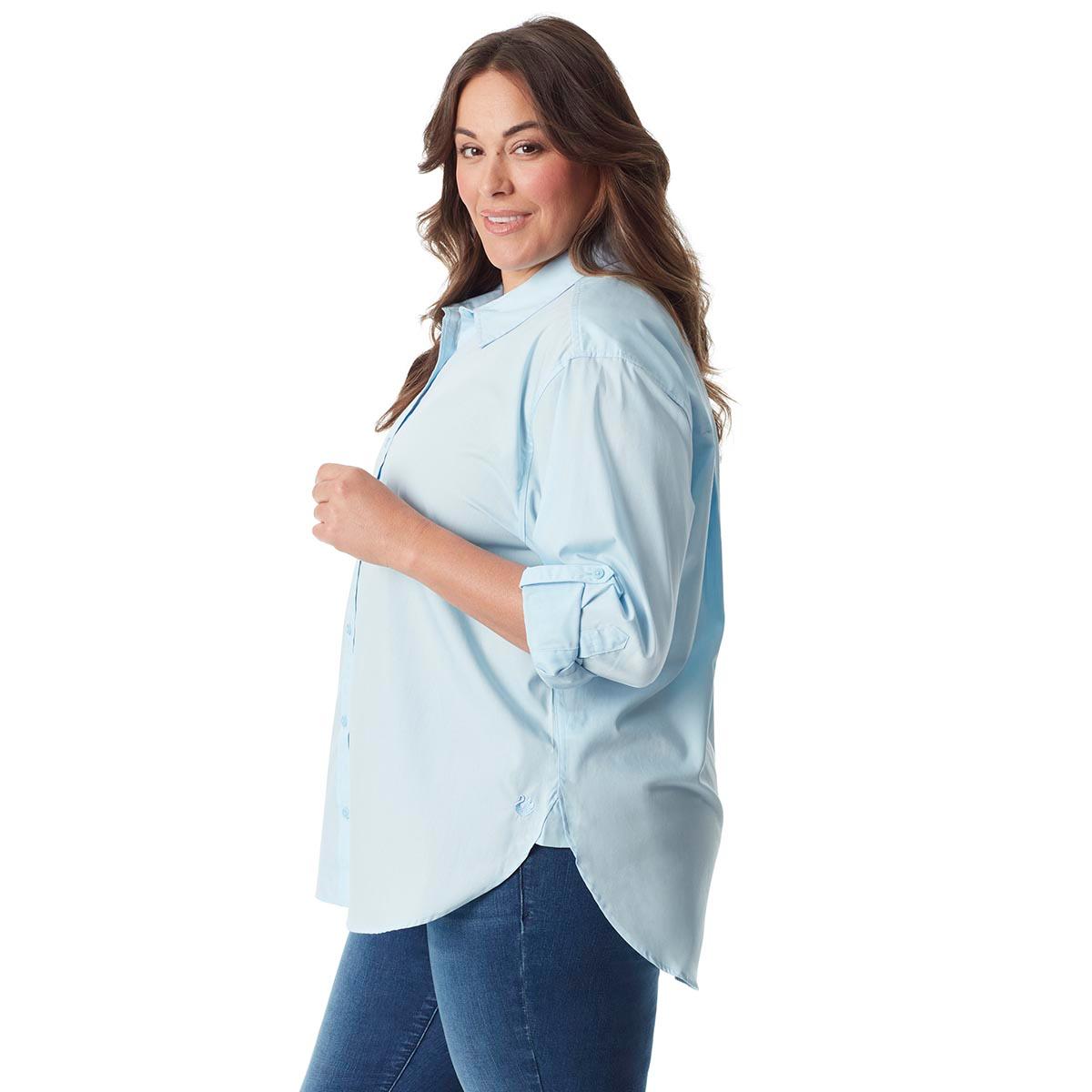 Plus Size Gloria Vanderbilt Amanda Casual Button Down