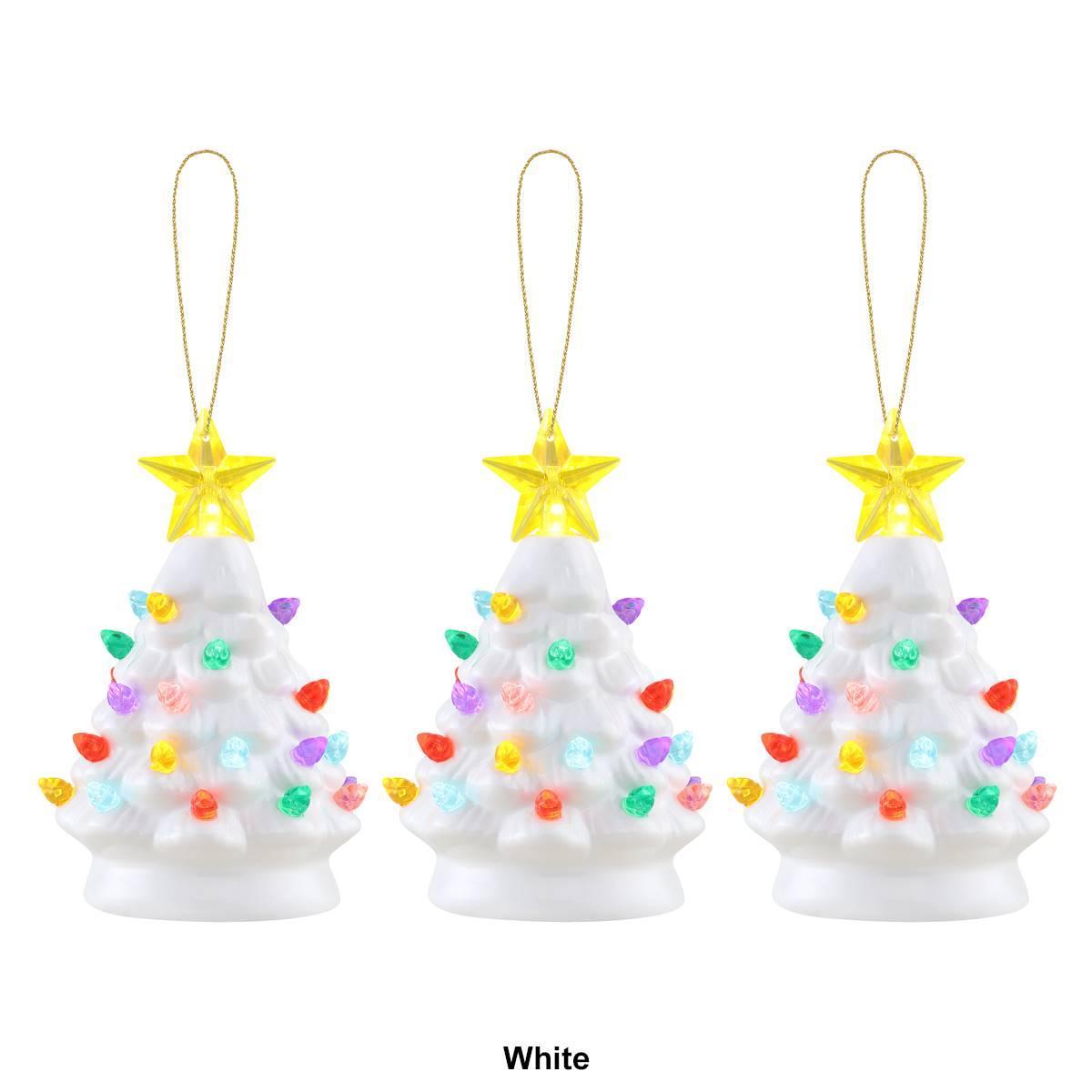 Mr. Christmas 3pc. Nostalgic Ceramic Tree Ornaments