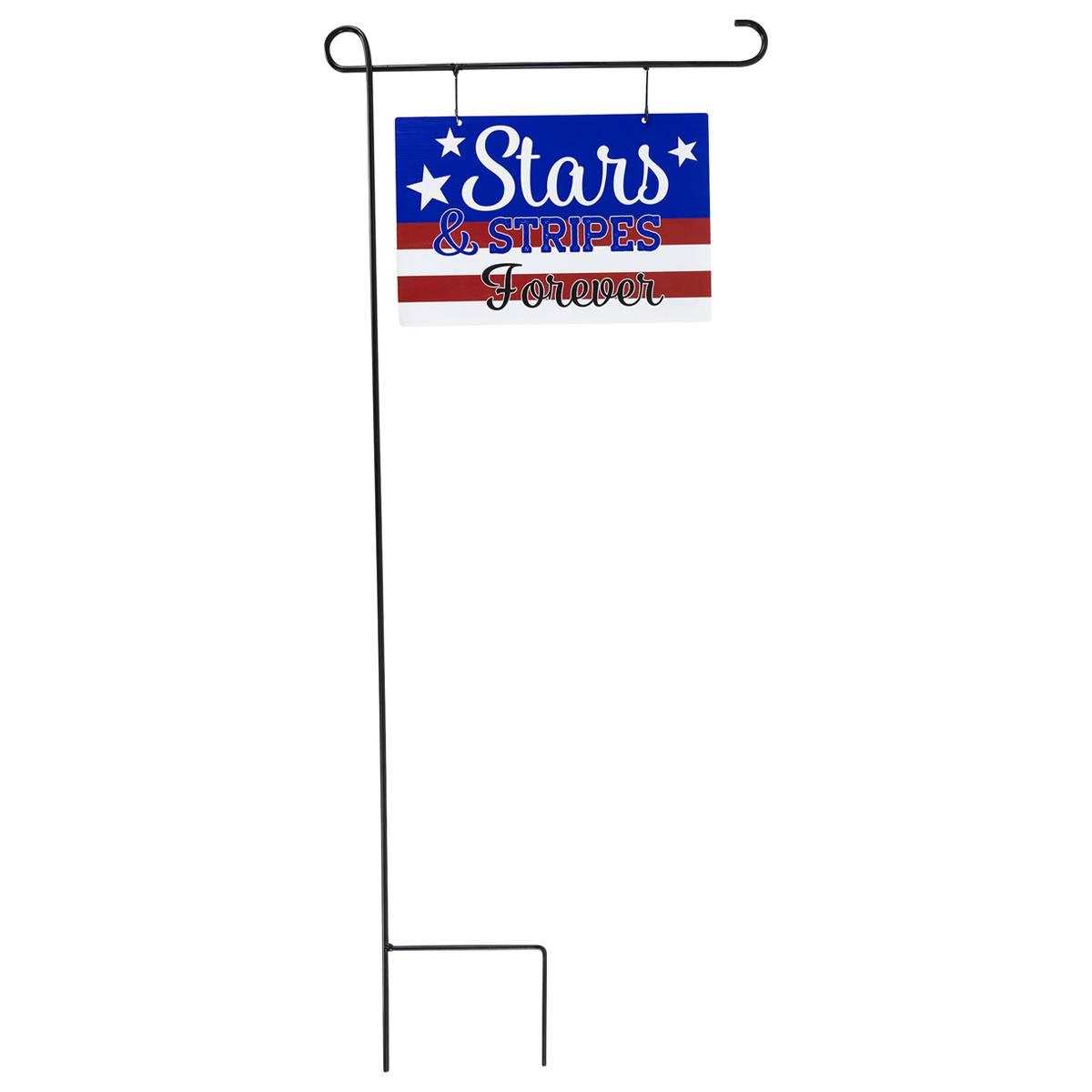Northlight Seasonal Forever Americana Metal Yard Sign
