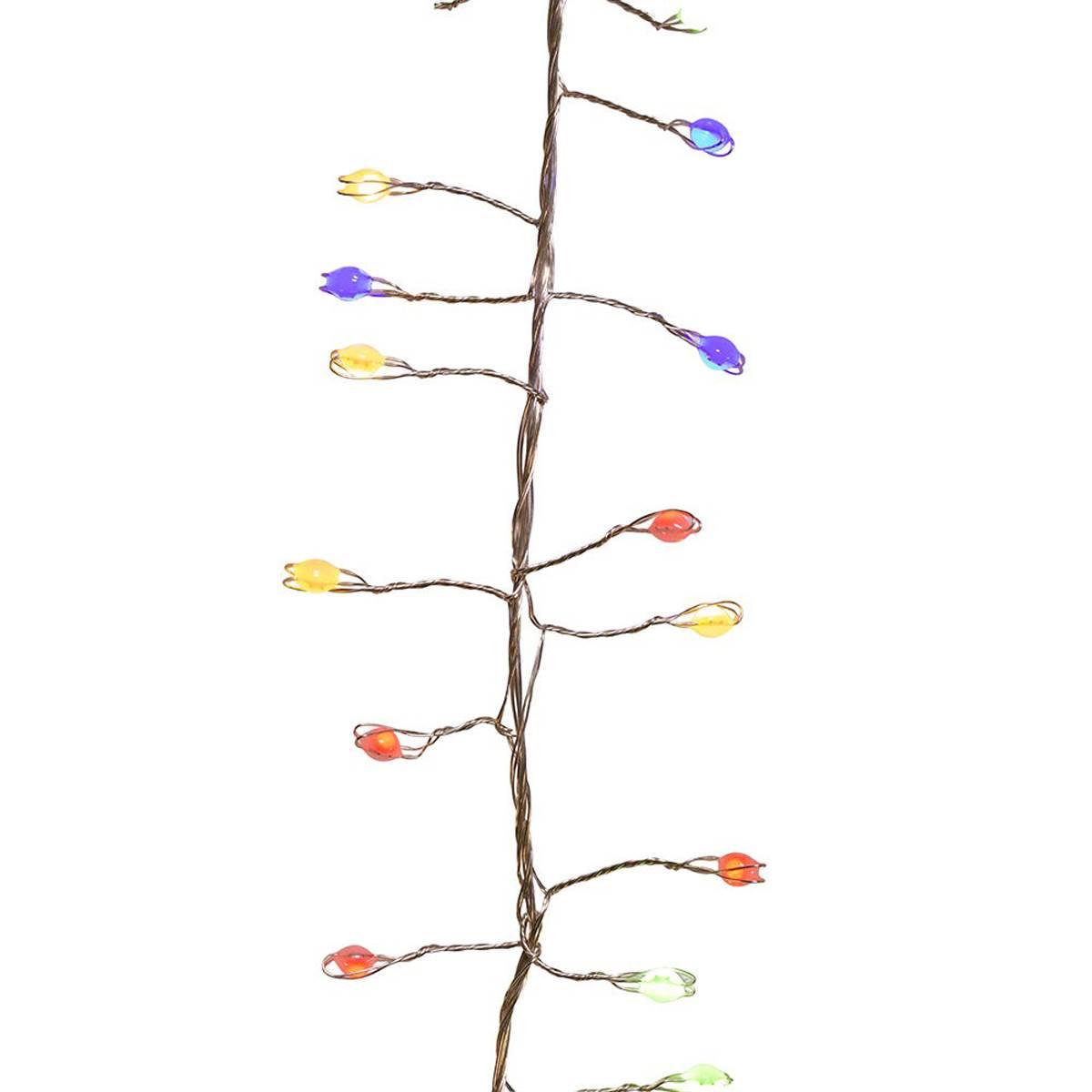 Kurt S. Adler Multicolored Superbright LED Cluster Light Set