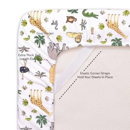 Sweet Home Collection Kids Fun & Colorful Wild Kingdom Sheet Set