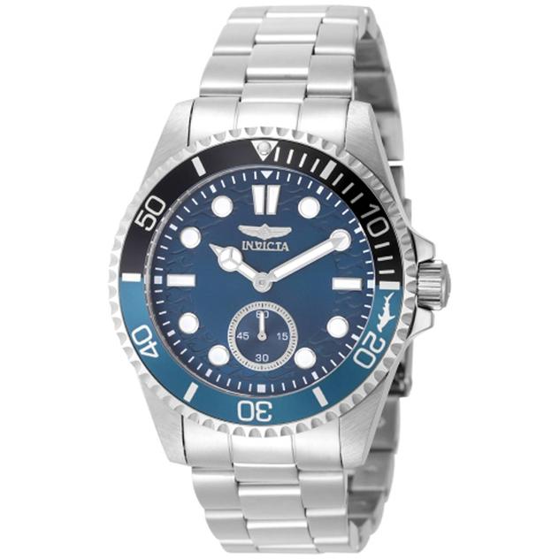 Mens Invicta Pro Diver Blue Dial Quartz Watch - 49432
