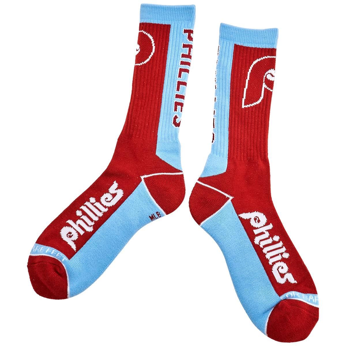 Mens MLB Philadelphia Phillies MVP Cooperstown Quarter Socks