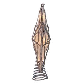 Kurt Adler UL 10-Light Trimmed Capiz inspired Star Treetop