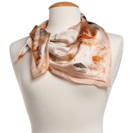 Womens Renshun Pretty Floral Square Scarf