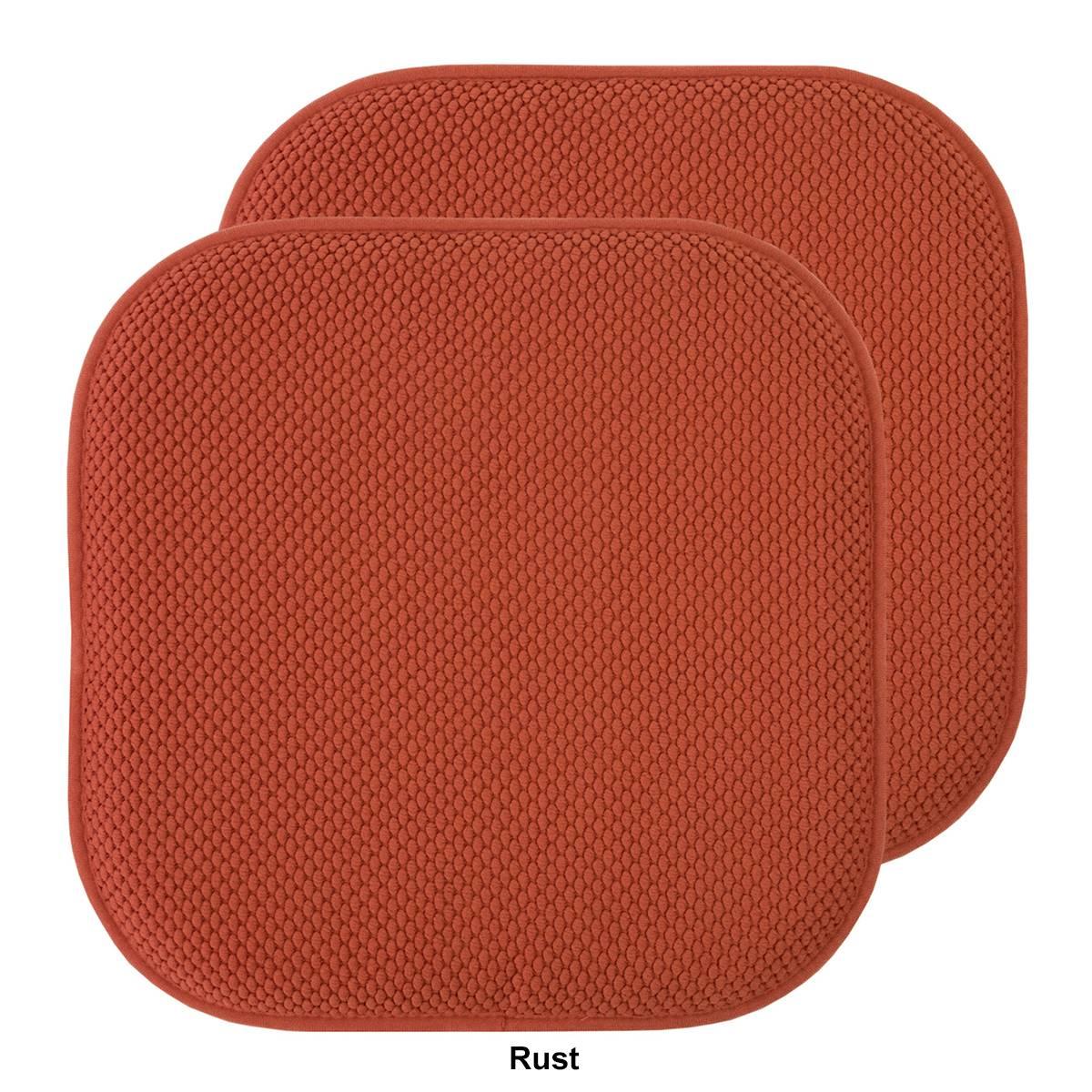 Sweet Home Collection Honeycomb Memory Foam Non-Slip Chair Pad