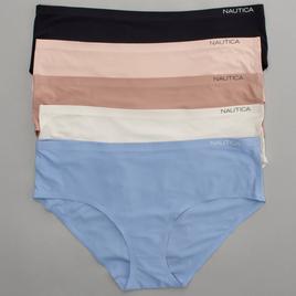 Womens Nautica 5pk Nylon Microfiber Hipster - NT7706-5PKD
