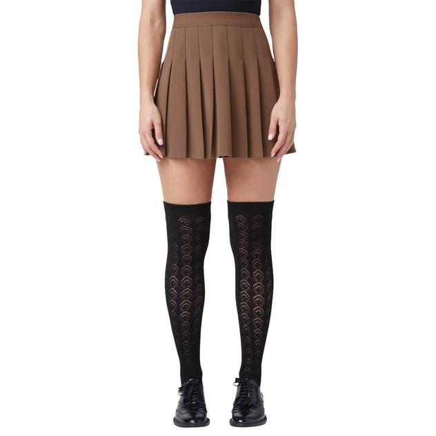 Womens HUE® Pointelle Sweater Over The Knee Socks