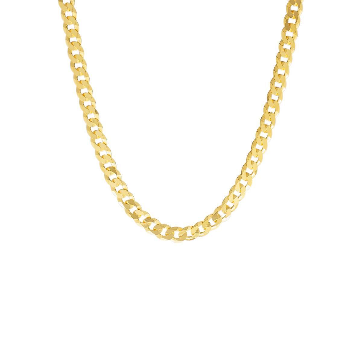 18in. Vermeil Sterling Silver Grometta Chain Necklace