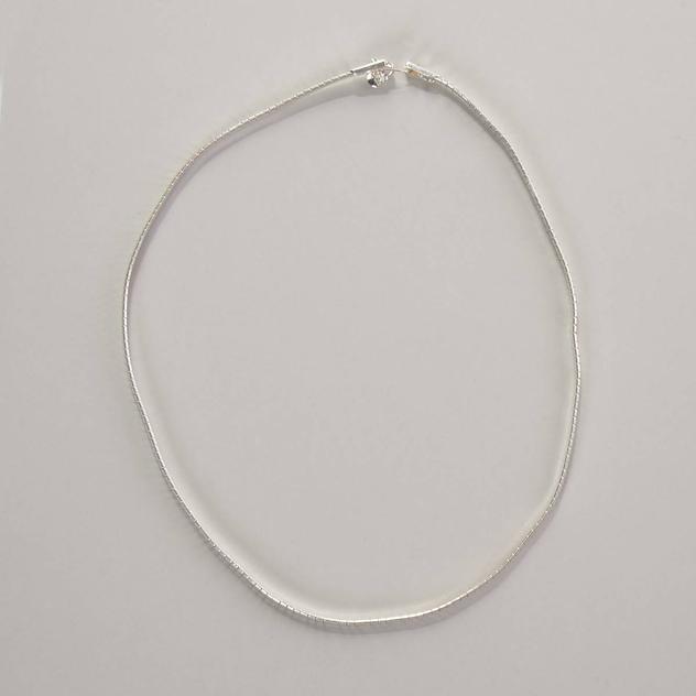 Wearable Art Silver Omega Chain Necklace
