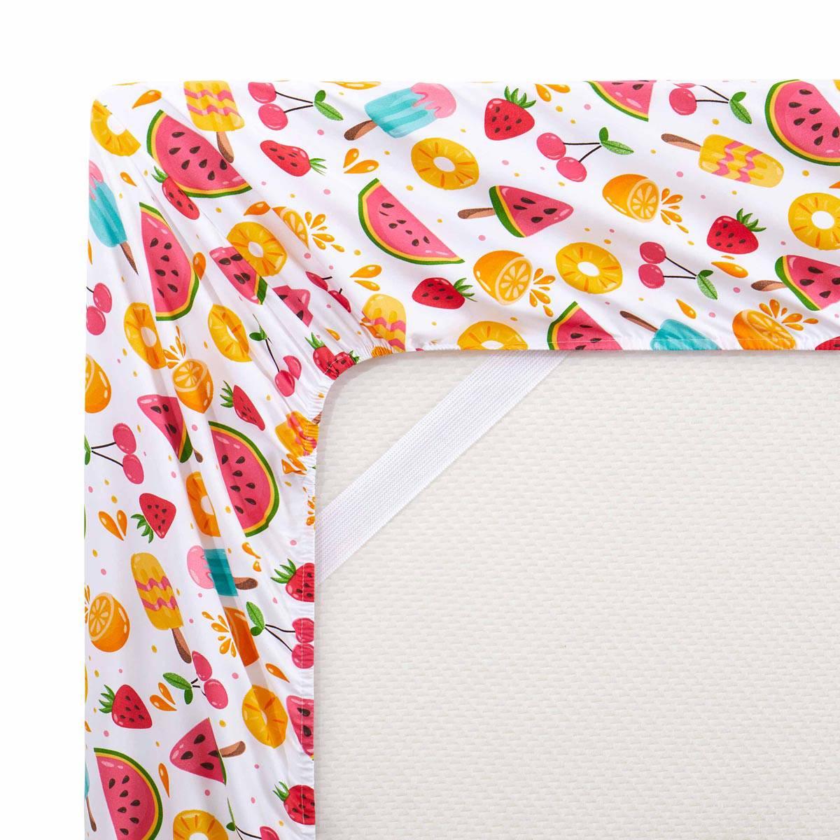 Sweet Home Collection Kids Fun & Colorful Fruity Fun Sheet Set