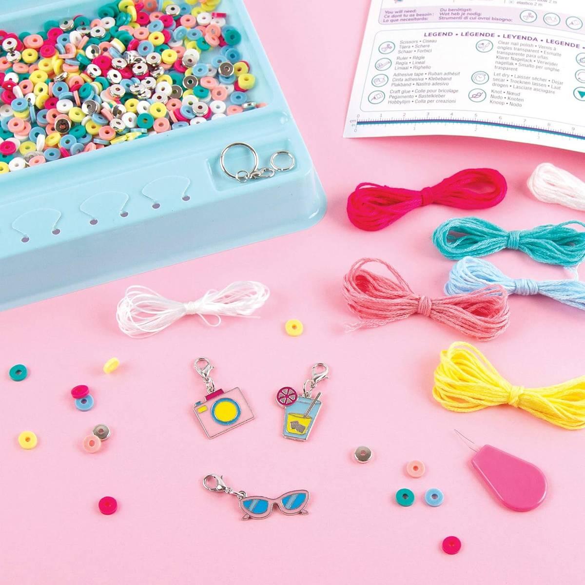 Make It Real™ Summer Vibes Heishi Bead Bracelets