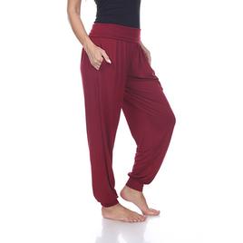Womens White Mark Solid Harem Pants
