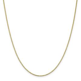 Gold Classics(tm) 10kt. Gold 1.1mm 22in. Box Chain Necklace