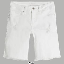 Girls (7-14) YMI® 3 Pocket Distressed Fray Hem Midi Shorts