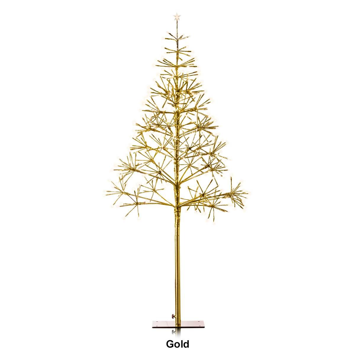 Alpine 5ft. Warm White LED Festive Christmas Tree