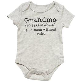 Baby Unisex (NB-12M) Babies with Attitude Grandma Bodysuit