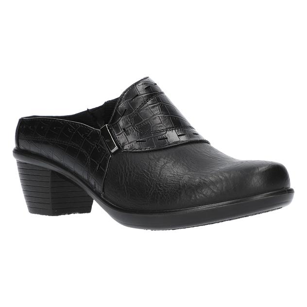 Womens Easy Street Cynthia Croco Comfort Mules
