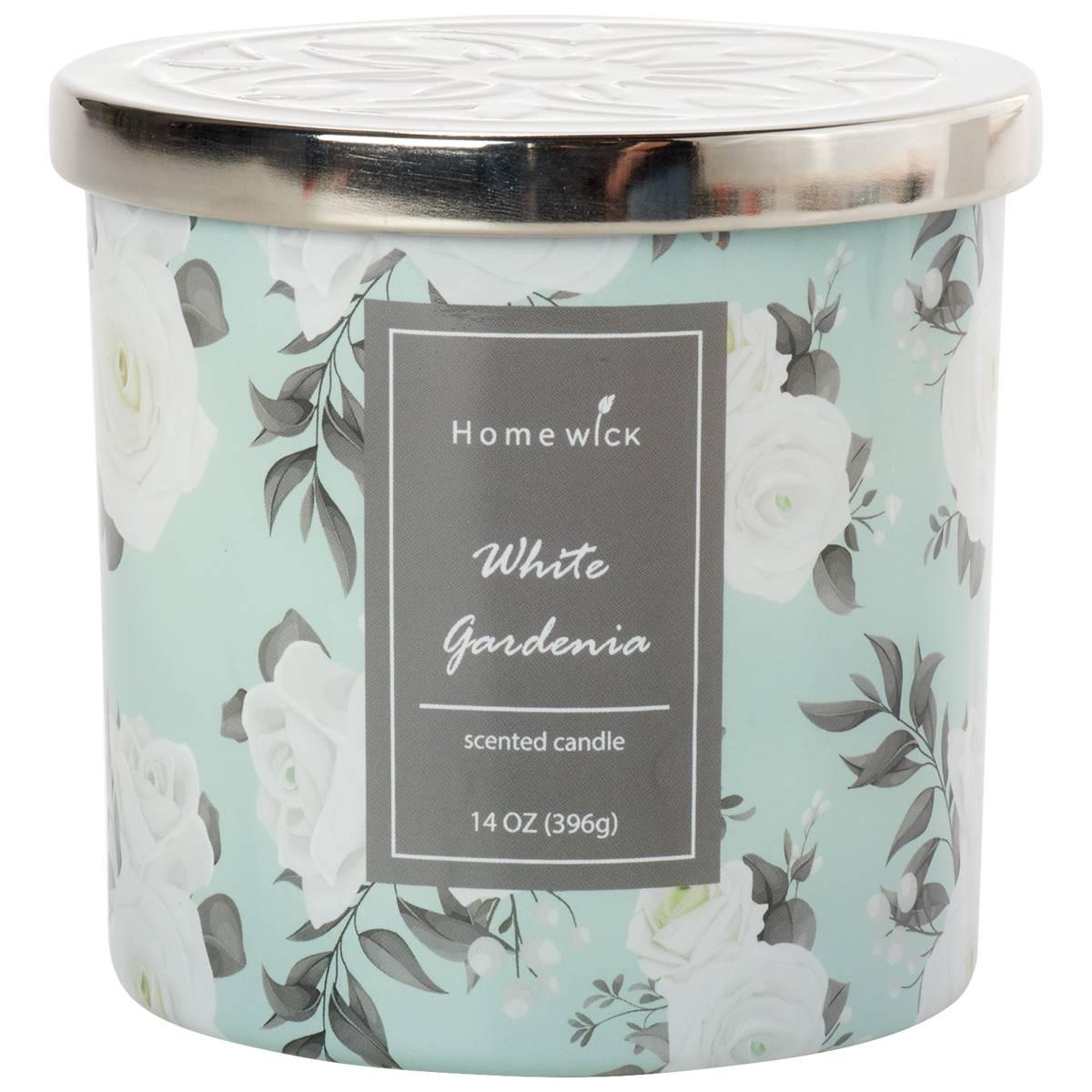 Home Wick 14oz. 3-Wick White Gardenia Tumbler Candle