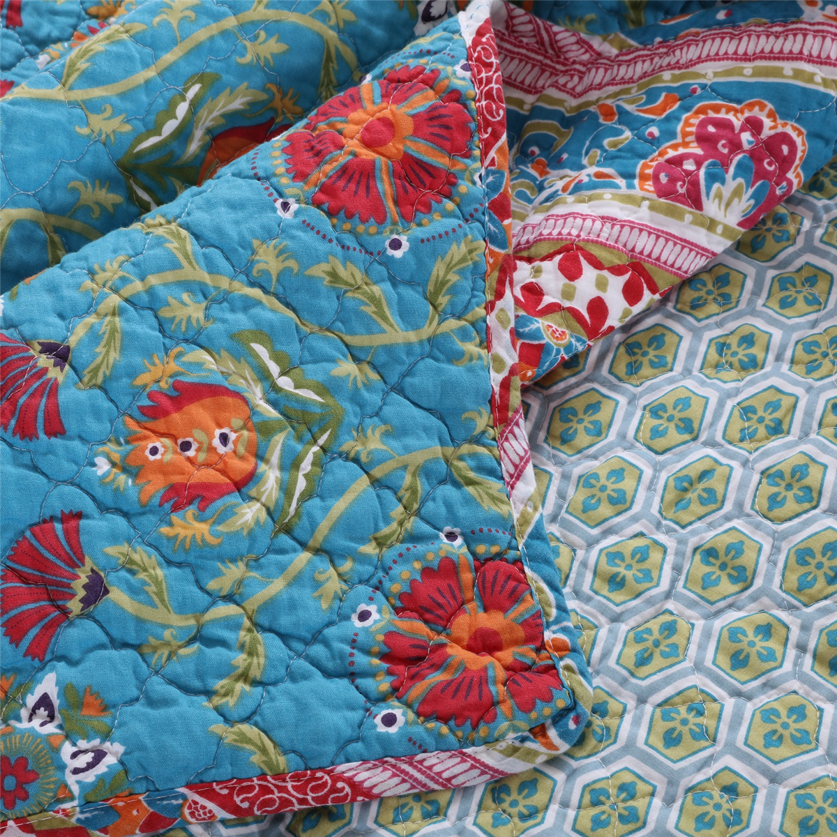 Greenland Home Fashions™ Thalia Reversible Quilted Throw Blanket