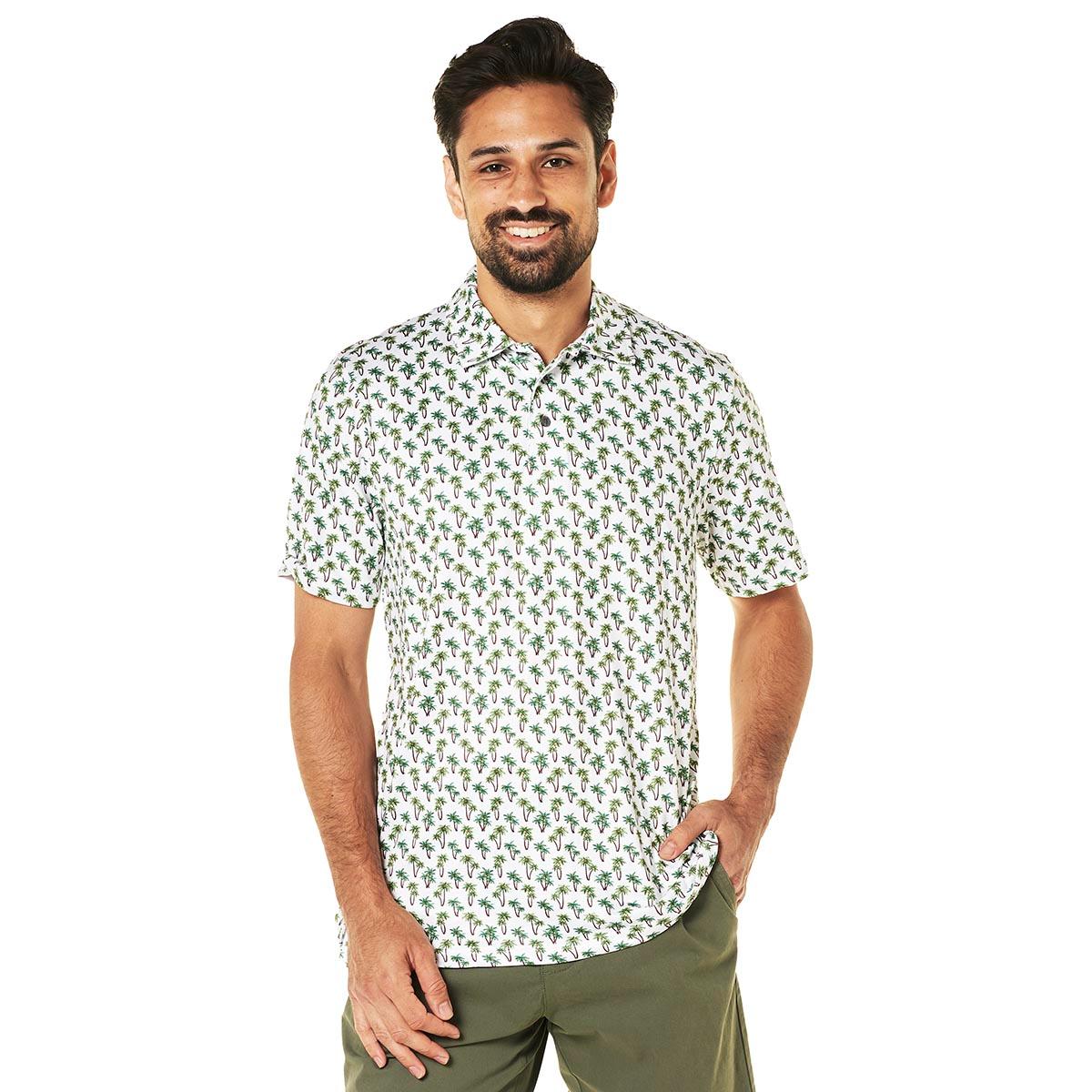 Mens Architect(R) Palm Tree with Coconuts Polo