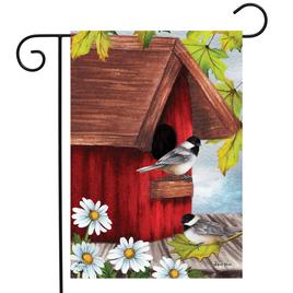 Briarwood Lane Birdhouse Friends Garden Flag