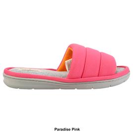 Womens Dearfoams Zoila Sport Mesh Slide Slippers