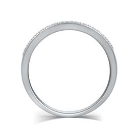 Nova Star® Sterling Silver 3/8ctw. Lab Diamond Wedding Set
