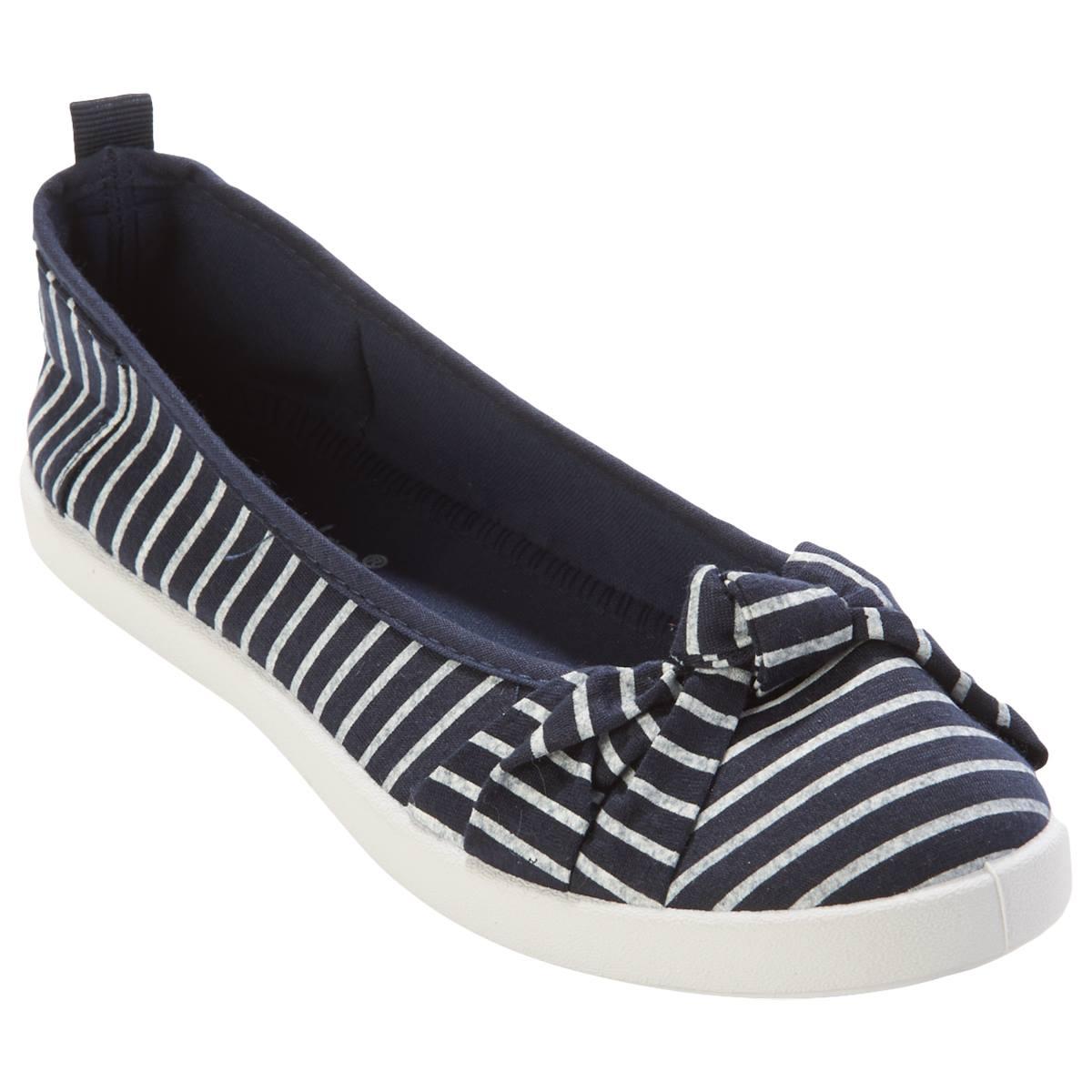 Womens Talk A Walk Jersey Flats