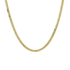 18in. Polished Vermeil Grometta Chain Necklace