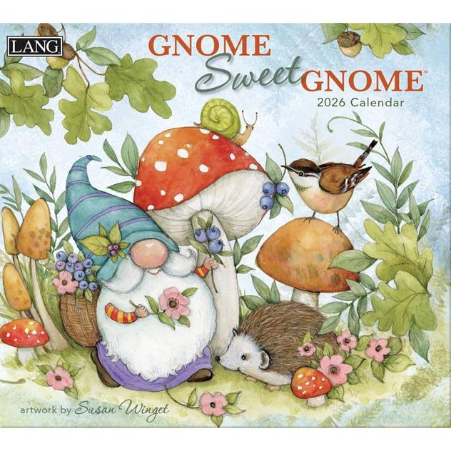 Lang® 2026 Gnome Sweet Gnome Wall Calendar