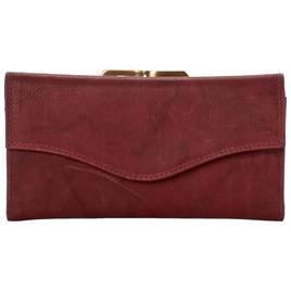 Womens Great American Leatherworks Flap Frame Clutch Wallet