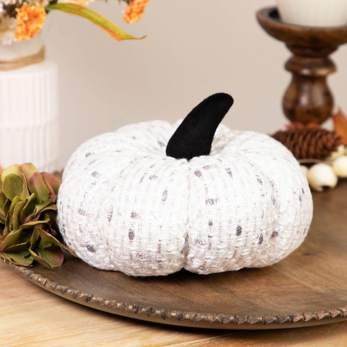Northlight Knitted Fall Harvest Pumpkin