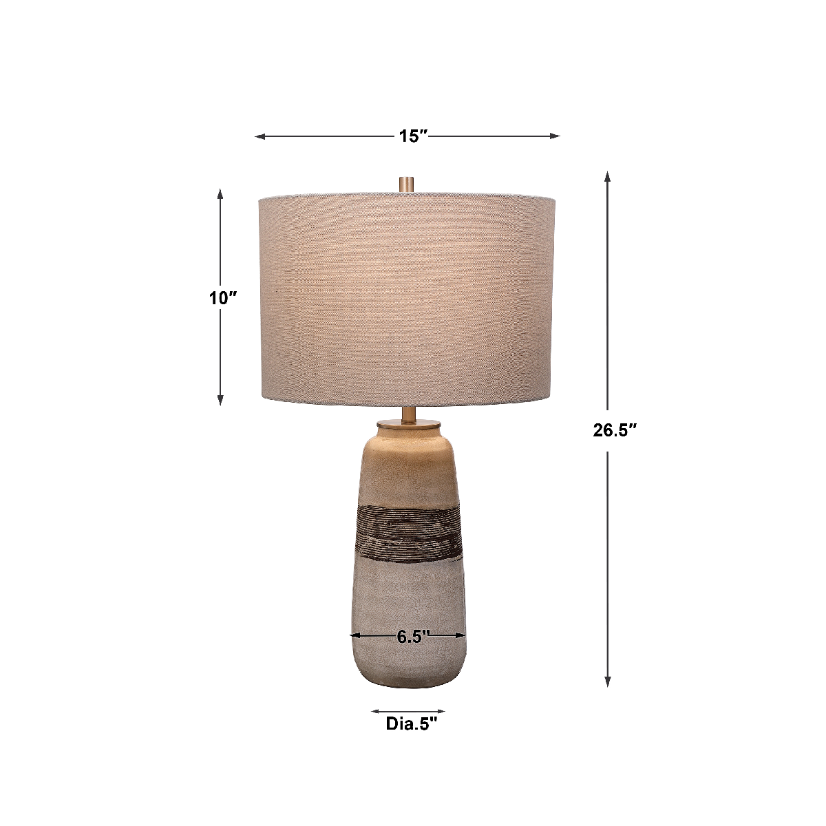 Uttermost Comanche Ceramic Table Lamp
