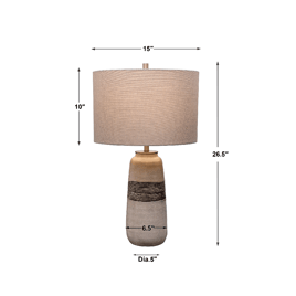 Uttermost Comanche Ceramic Table Lamp