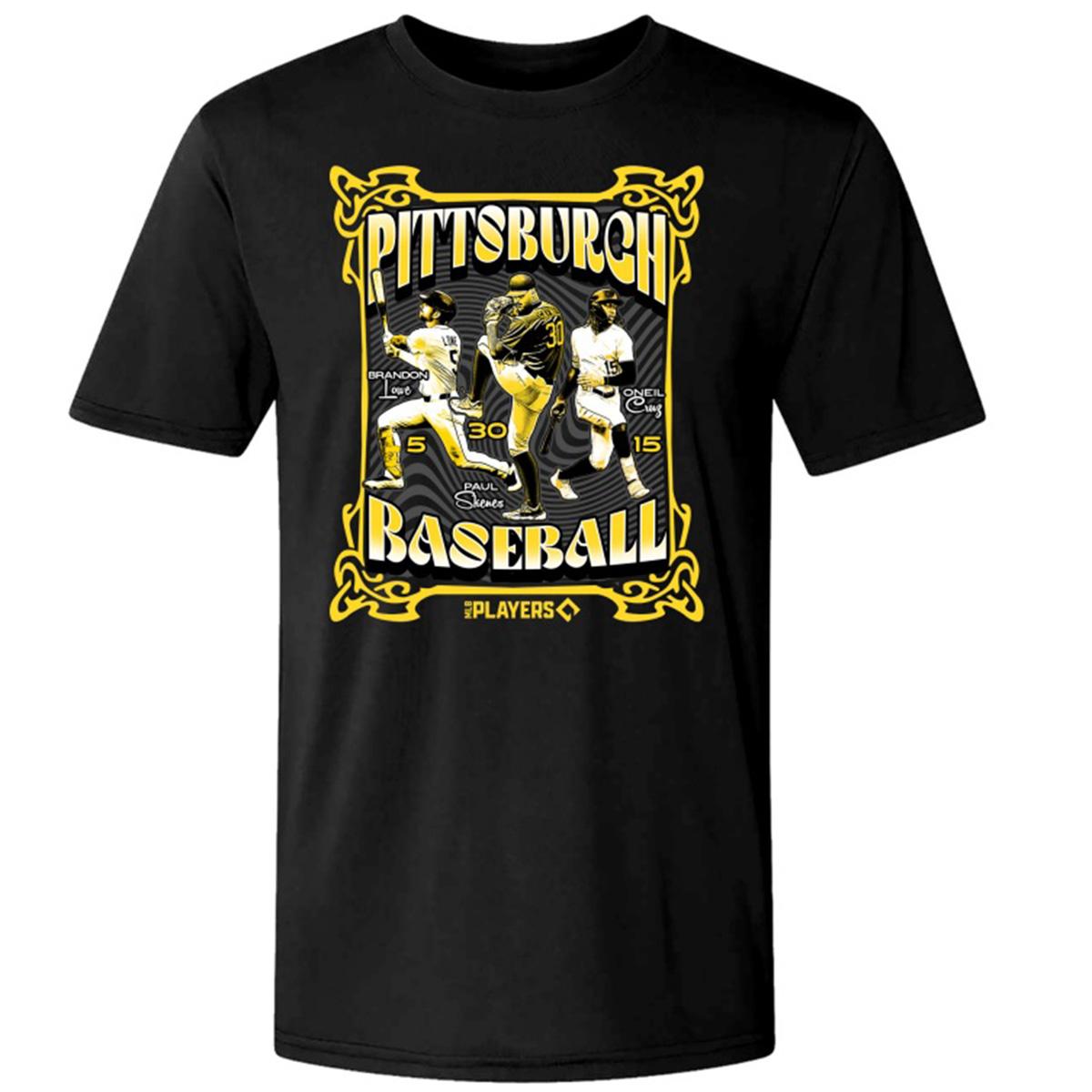 Mens Pittsburgh Baseball Retro Team Tee