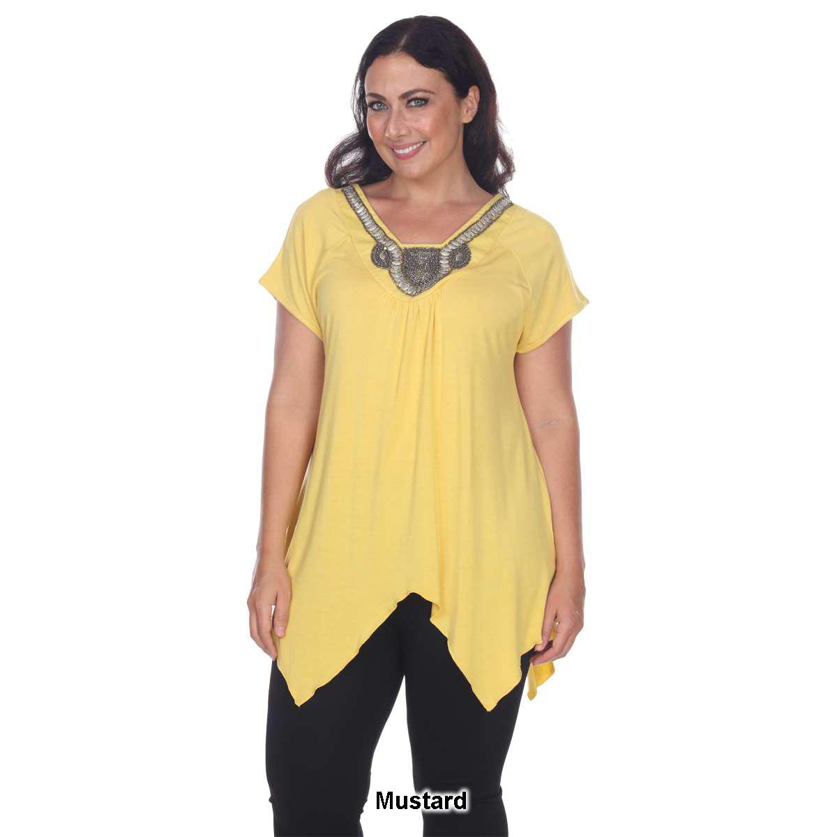 Plus Size White Mark Fenella Tunic