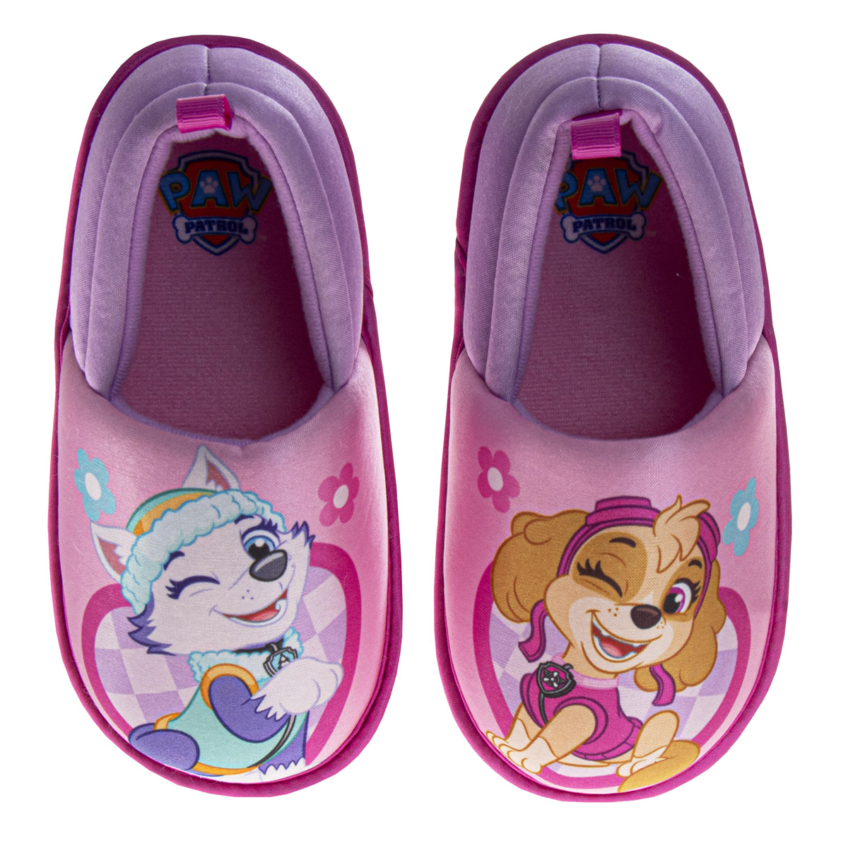 Toddler Girls Paw Patrol Skye & Everest Soft Aline Slippers