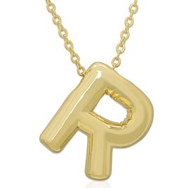 Plain Puff Initial R Pendant
