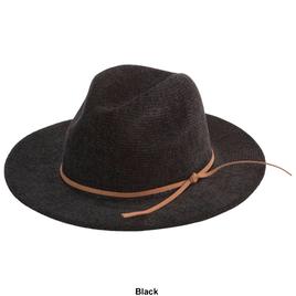 Womens Madd Hatter Chenille Panama Tie Hat