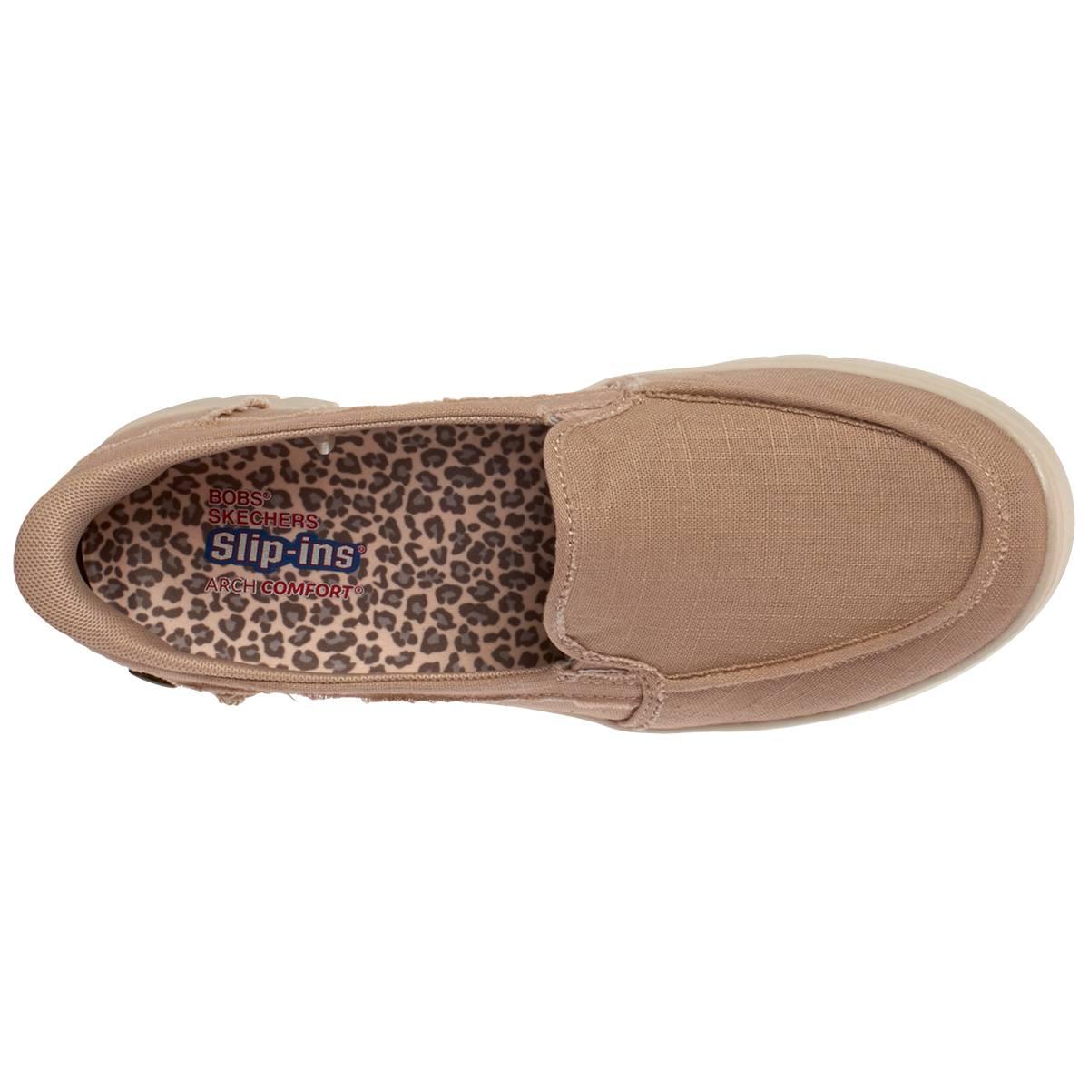 Womens Skechers BOBS Arch Comfort Sunfest Loafers