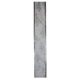 Northlight Seasonal 12pk. Silver Glitter Trees Wired Ribbon