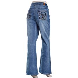 Juniors Plus Gogo Jeans High Rise Bootcut Jeans w/ Rhinestones
