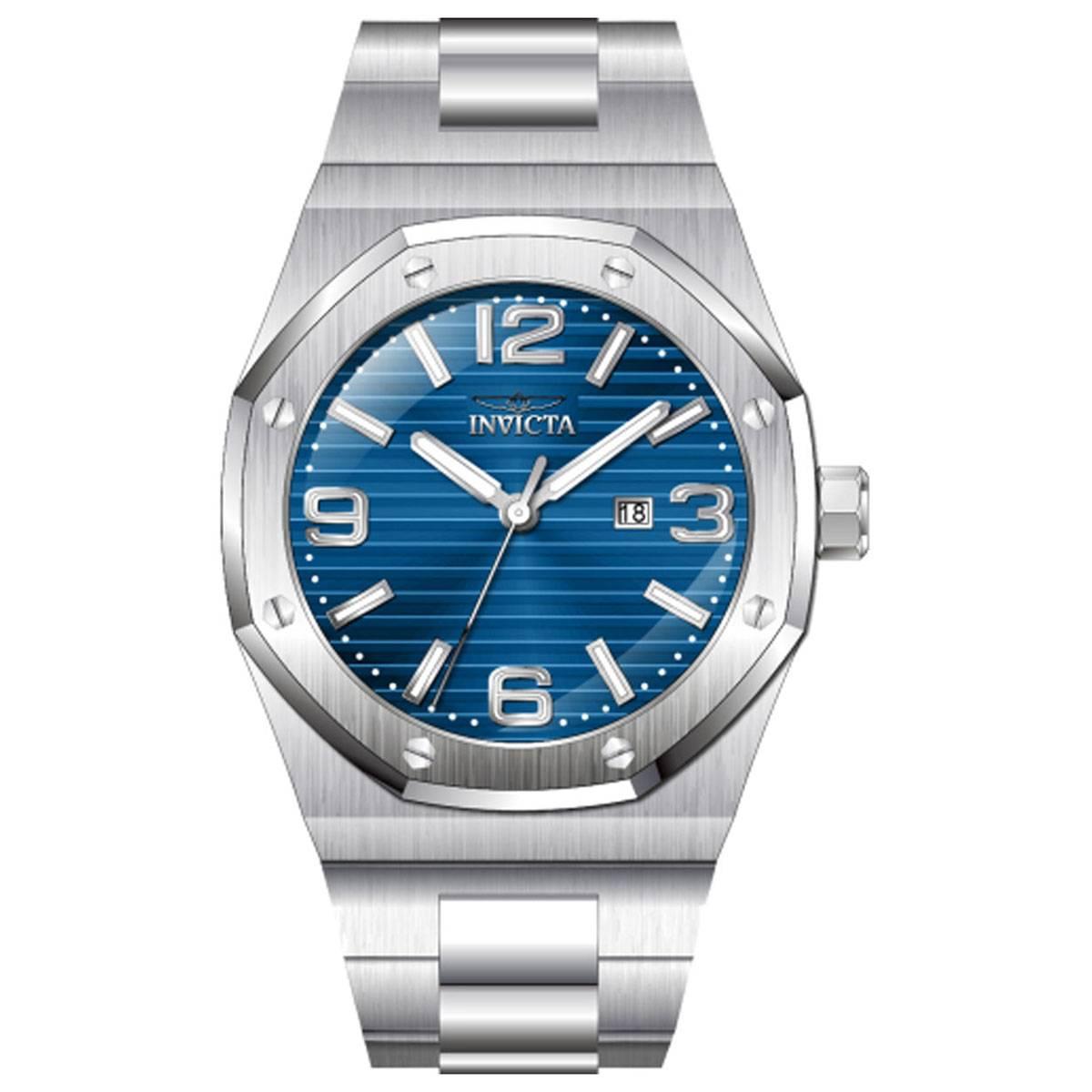 Mens Invicta Huracan Blue Dial Quartz Watch - 45778