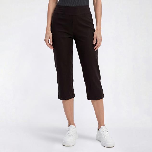 Womens Preswick & Moore® Pull On Solid Millennium Capris