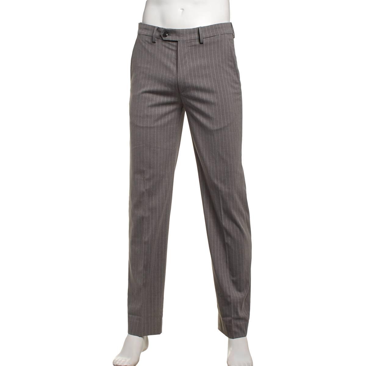 Mens Nautica Grey Stripe Pants
