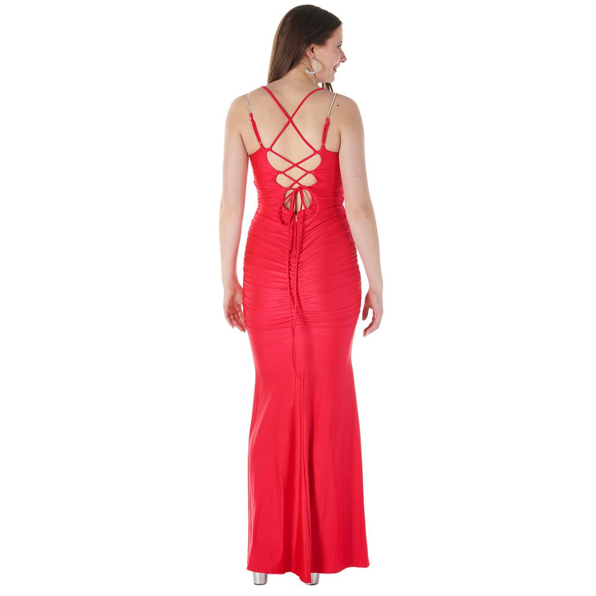 Juniors Crystal Doll Sweetheart Knit Jersey Mermaid Sheath Dress