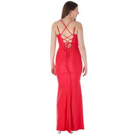 Juniors Crystal Doll Sweetheart Knit Jersey Mermaid Sheath Dress